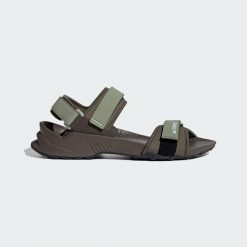 Sandały Terrex Hydroterra. Brązowe sandały męskie Adidas, bez zapięcia. Za 239.00 zł.