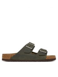 Birkenstock Klapki Arizona 1032783 Zielony ciemny. Zielone klapki i japonki męskie Birkenstock, ze skóry. Za 549.99 zł.