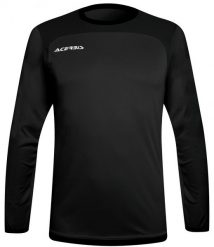 Koszulka bramkarska Acerbis Lev. Czarne t-shirty damskie ACERBIS, l, bez wzorów, z materiału, bez kołnierzyka. Za 161.50 zł.