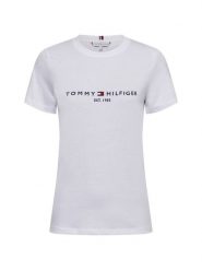 Tommy Hilfiger Koszulka Kobiety Bawełna biały, XL. Białe t-shirty damskie Tommy Hilfiger, xl, bez wzorów, z bawełny, bez kołnierzyka. Za 239.95 zł.