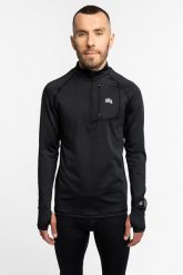 Bluza męska termoaktywna do biegania Rough Radical Speed Core. Czarne bluzy bez kaptura męskie ROUGH RADICAL, l, z elastanu. Za 167.92 zł.