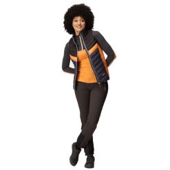 Kamizelka Damska Harrock II Baffled Gilet. Czarne kamizelki damskie Regatta, l, z materiału. Za 64.99 zł.