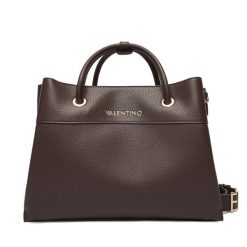 Torebka Valentino. Brązowe torebki klasyczne damskie Valentino, bez wzorów, bez dodatków. Za 559.99 zł.