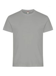 Clique Basic-T T-shirt męski w dopasowanym kroju – silver. Szare t-shirty męskie CLIQUE, m, bez wzorów, z bawełny, bez kołnierzyka. Za 82.57 zł.
