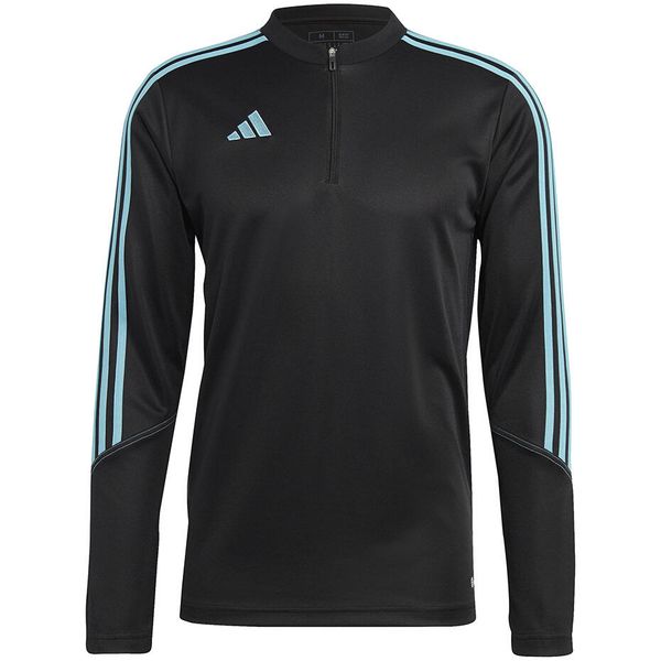 Bluza męska adidas Tiro 23 Club Training Top. Czarne bluzy bez kaptura męskie Adidas, m, z materiału. Za 141.99 zł.
