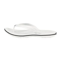 Japonki damskie Crocs Crocband Flip. Białe klapki damskie Crocs, bez wzorów, z materiału, bez obcasa. Za 214.00 zł.