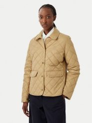 Tommy Hilfiger Kurtka przejściowa WW0WW50936 Beżowy Slim Fit. Brązowe kurtki damskie Tommy Hilfiger, l, bez wzorów, z syntetyku, bez kaptura. Za 849.99 zł.