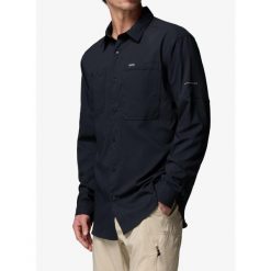 Koszula podróżnicza męska Columbia Silver Ridge Utility II LS Shirt. Czarne koszule męskie Columbia, m, bez wzorów, bez kołnierzyka, bez ramiączek. Za 329.99 zł.