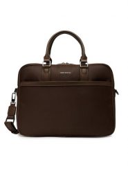 Gino Rossi Torba na laptopa 06A10936-3 Brązowy. Brązowe torby na laptopa damskie Gino Rossi, bez wzorów, z materiału. Za 279.99 zł.
