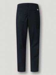 Pepe Jeans Spodnie chino "Poplin" w kolorze granatowym rozmiar: W32. Niebieskie spodnie materiałowe męskie Pepe Jeans, bez wzorów, z jeansu. Za 170.87 zł.