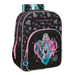 Plecak szkolny MONSTER HIGH Czarny. Czarne plecaki damskie MONSTER HIGH, bez wzorów. Za 175.30 zł.