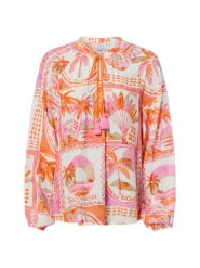 Emily van den Bergh Bluzka damska tunika Kobiety wiskoza pomarańczowy|wyrazisty róż|wielokolorowy, 40. Brązowe tuniki damskie Emily van den Bergh, bez wzorów, z wiskozy, klasyczne, bez kołnierzyka, bez ramiączek. Za 499.95 zł.