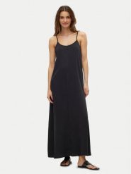 Vero Moda Sukienka codzienna Harper 10283677 Czarny Loose Fit. Czarne sukienki damskie Vero Moda, na co dzień, s, bez wzorów, z lyocellu, bez kołnierzyka, bez ramiączek, proste. Za 149.99 zł.