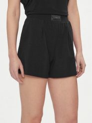 Calvin Klein Underwear Szorty materiałowe 000QS7132E Czarny Relaxed Fit. Czarne szorty damskie Calvin Klein Underwear, bez wzorów, z bawełny. Za 169.99 zł.