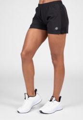 Marietta Szorty - Czarny. Czarne spodenki sportowe damskie GORILLA WEAR, s, z poliesteru, na fitness i siłownię. Za 229.00 zł.