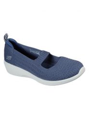 Skechers Baleriny "Arya - Mellow Idea" w kolorze niebieskim rozmiar: 36,5. Niebieskie baleriny damskie Skechers, bez wzorów, bez obcasa. Za 105.51 zł.
