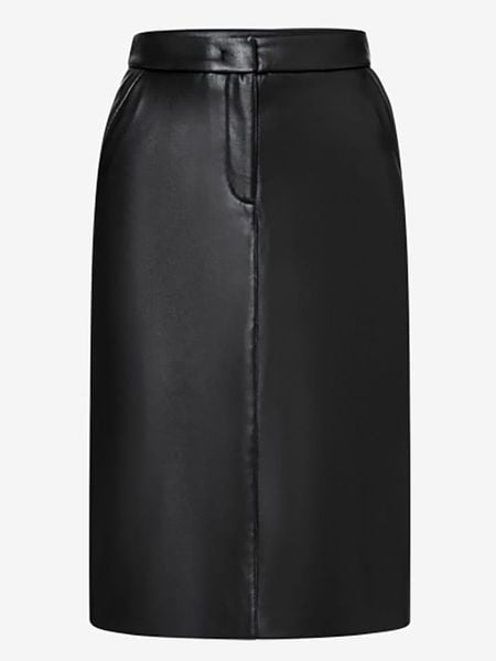 More & More Spódnica w kolorze czarnym rozmiar: 32. Czarne spódniczki damskie MORE & MORE, bez wzorów, ze skóry, z podwyższonym stanem, midi, proste. Za 86.99 zł.