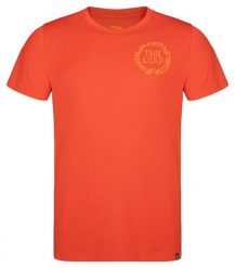 T-shirt męski Loap Muslan pomarańczowy. Brązowe t-shirty męskie 55PROTEC, na jesień, m, bez wzorów, z materiału, bez kołnierzyka. Za 116.99 zł.