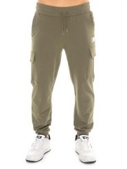 Spodnie bojówki Leone Basic Men's z polaru nieczesanego. Niebieskie spodnie sportowe męskie LEONE 1947 APPAREL, z bawełny. Za 273.65 zł.