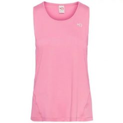 Tank top Kari Traa Nora 2.0. Czerwone topy sportowe damskie Kari Traa, l, bez wzorów, z materiału, bez ramiączek. Za 180.00 zł.