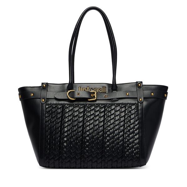 Torebka Just Cavalli. Czarne torebki klasyczne damskie Just Cavalli, bez wzorów, bez dodatków. Za 869.99 zł.