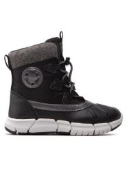 Geox Śniegowce J Flexyper G.B Abx A J26APA 054FU C9999 S Czarny. Czarne buty zimowe chłopięce Geox, z materiału. Za 389.99 zł.