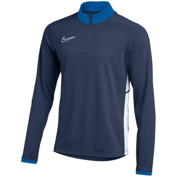 Bluza dresowa sportowa chłopięca Dri-Fit Academy 25 Drill Jr Top. Niebieskie bluzy bez kaptura męskie Nike, z dresówki. Za 149.99 zł.