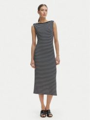 Tommy Hilfiger Sukienka codzienna WW0WW49311 Granatowy Slim Fit. Niebieskie sukienki damskie Tommy Hilfiger, na co dzień, s, bez wzorów, z wiskozy, bez kołnierzyka, bez ramiączek, proste. Za 529.99 zł.