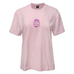 Koszulka damska Hi-Tec Lady Ameli - różowa, Rozmiar XS. Czerwone bluzki sportowe damskie Hi-tec, l, z bawełny, bez kołnierzyka, bez ramiączek. Za 34.99 zł.