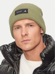 Adidas Czapka Essentials Cuffed Beanie IY5257 Zielony. Zielone czapki zimowe damskie Adidas, z bawełny. Za 89.99 zł.