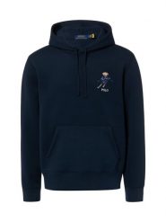 Polo Ralph Lauren Męski sweter z kapturem Mężczyźni Bawełna niebieski jednolity, S. Niebieskie swetry męskie Polo Ralph Lauren, m, bez wzorów, z bawełny, bez kołnierzyka. Za 1,299.95 zł.