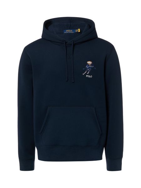 Polo Ralph Lauren Męski sweter z kapturem Mężczyźni Bawełna niebieski jednolity, S. Niebieskie swetry męskie Polo Ralph Lauren, m, bez wzorów, z bawełny, bez kołnierzyka. Za 1,299.95 zł.