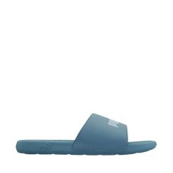 Klapki unisex Puma Cool Cat 2.0. Niebieskie klapki damskie Puma, bez wzorów, z materiału, bez obcasa. Za 79.00 zł.
