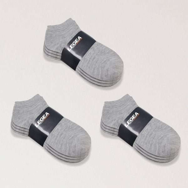 Skarpety techniczne treningowe Ghost - 15 par szare. Białe skarpetki damskie Legea, bez wzorów, z elastanu. Za 56.00 zł.