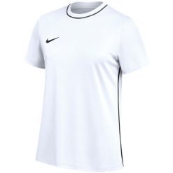 Koszulka damska Nike Dri-Fit Park 26. Białe t-shirty damskie Nike, l, bez wzorów, z poliesteru, bez kołnierzyka. Za 66.99 zł.