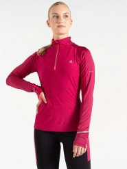 Dare 2b Koszulka funkcyjna "Gravitate Jersey" w kolorze różowym rozmiar: 40. Różowe bluzki sportowe damskie Dare 2b, bez wzorów, z jersey, bez ramiączek. Za 96.60 zł.
