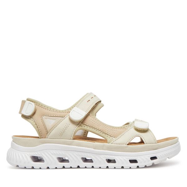 Sandały Rieker. Brązowe sandały damskie Rieker, bez wzorów, bez obcasa, na płaskiej podeszwie. Za 359.99 zł.