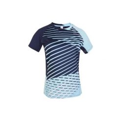 T-SHIRT badminton 560 damski. Niebieskie t-shirty damskie PERFLY, m, bez wzorów, z elastanu, bez kołnierzyka. Za 59.99 zł.