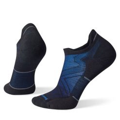 Skarpety Biegowe unisex Smartwool Run Targeted Cushion Low Ankle Socks. Brązowe skarpetki męskie Smartwool, bez wzorów, z wełny. Za 99.99 zł.