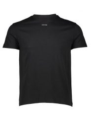 Calvin Klein Koszulka w kolorze czarnym rozmiar: S. Czarne t-shirty damskie CALVIN KLEIN, s, bez wzorów, z bawełny, bez kołnierzyka. Za 77.95 zł.