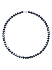 Pearl Addict Naszyjnik z pereł w kolorze granatowym - dł. 42 cm rozmiar: onesize. Niebieskie naszyjniki damskie Pearl Addict, srebrne. Za 347.99 zł.