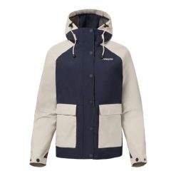 Klasyczna damska kurtka przeciwdeszczowa Musto Shore Wp. Białe kurtki damskie Musto, bez wzorów, bez kaptura. Za 809.50 zł.