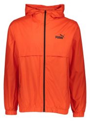 Puma Kurtka przeciwwiatrowa "Essentials" w kolorze czerwonym rozmiar: L. Czerwone kurtki outdoor męskie Puma, l, bez wzorów, bez kaptura. Za 127.35 zł.