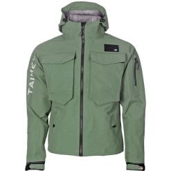 Kurtka wędkarska do brodzenia Taimen Ponoy Wading Jacket - Rosemary Green. Zielone kurtki męskie TAIMEN, m, bez wzorów, z materiału, biznesowe, bez kaptura. Za 499.99 zł.