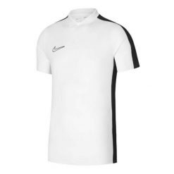 Męska Koszulka Polo Academy DriFIT. Białe koszulki polo męskie Nike, m, bez wzorów, bez ramiączek. Za 212.99 zł.
