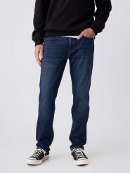 GAP Dżinsy - Slim fit - w kolorze granatowym rozmiar: W31/L32. Niebieskie jeansy męskie GAP. Za 113.63 zł.