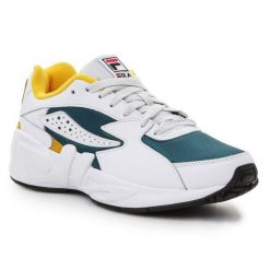 Buty Fila Mindblower 1010574-02F białe. Białe buty sportowe na co dzień męskie z materiału, bez zapięcia. Za 503.88 zł.