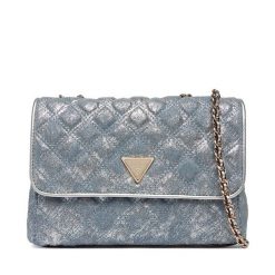 Torebka Guess. Niebieskie torebki klasyczne damskie Guess, z aplikacjami, bez dodatków. Za 589.99 zł.