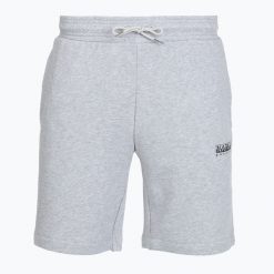 Spodenki męskie Napapijri N-Gori. Szare szorty męskie Napapijri, bez wzorów. Za 289.99 zł.