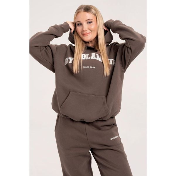 Bluza fitness damska Gym Glamour college. Brązowe bluzy bez kaptura damskie GYM GLAMOUR, s. Za 199.99 zł.